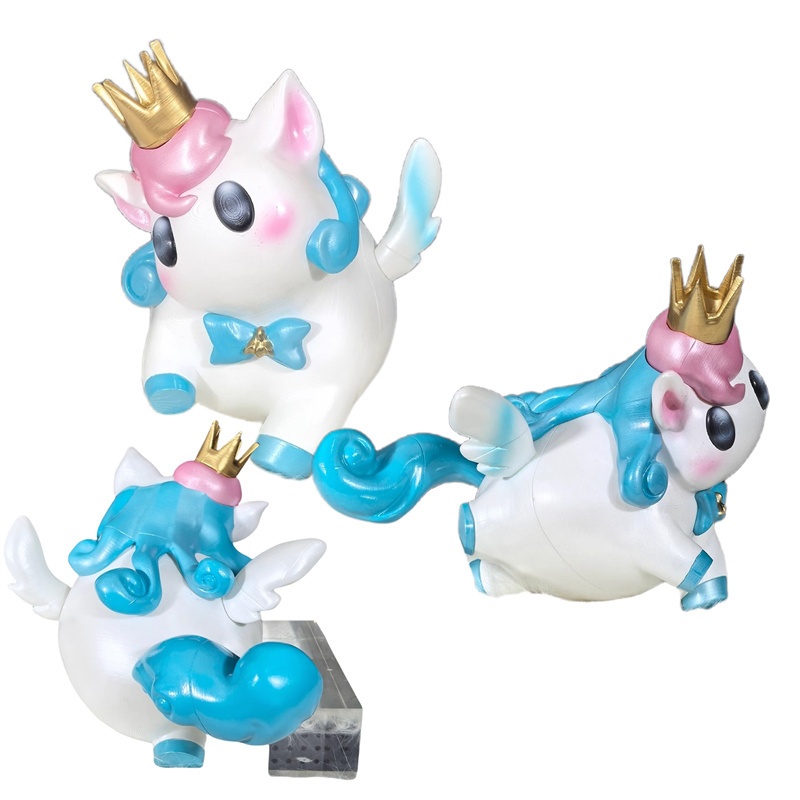 Monenjoy 崩壊スターレイル ヒアンシー　イカルン　25cm　小動物コスプレ道具　3dPLA材質　昏光の庭、オクヘイマ　アクセサリー　撮影道具　実物撮影　イベントGS1415