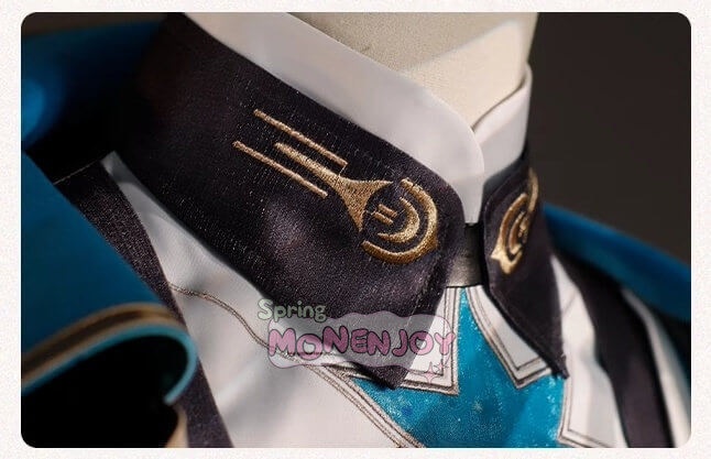 Monenjoy 崩壊スターレイル アナイクス 神悟の樹庭 コスプレ衣装 豪華3d樹脂アクセサリー Anaxa HonkaiStar Rail