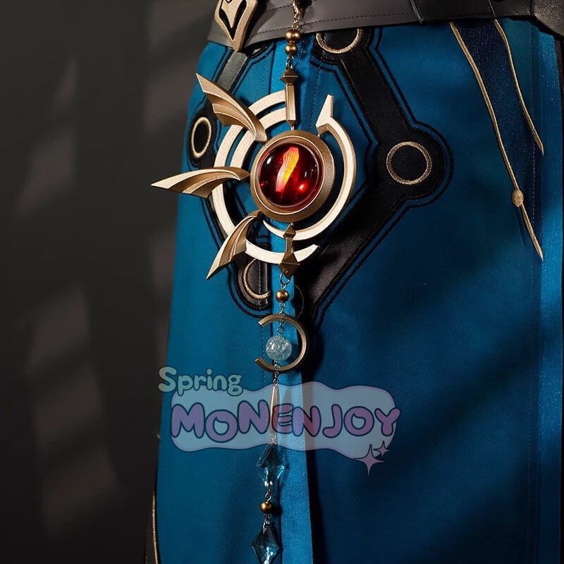 Monenjoy 崩壊スターレイル アナイクス 神悟の樹庭 コスプレ衣装 豪華3d樹脂アクセサリー Anaxa HonkaiStar Rail