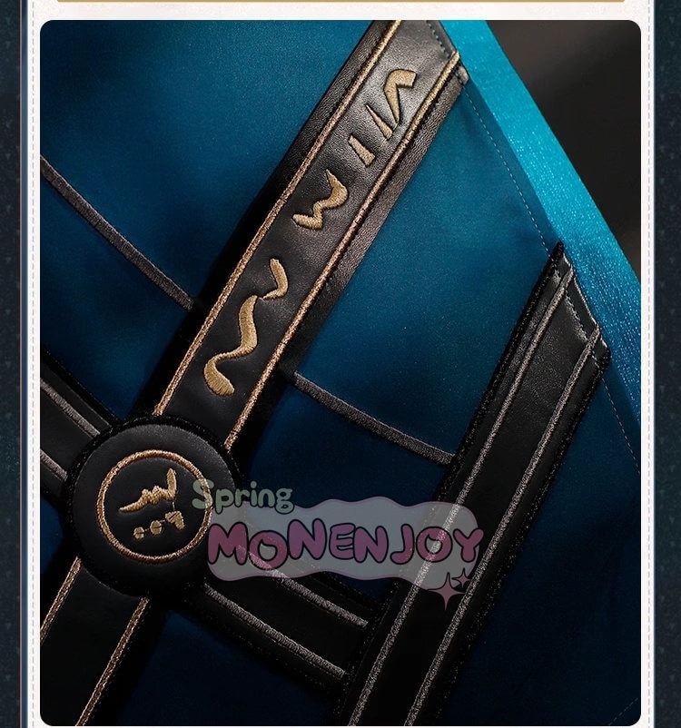 Monenjoy 崩壊スターレイル アナイクス 神悟の樹庭 コスプレ衣装 豪華3d樹脂アクセサリー Anaxa HonkaiStar Rail