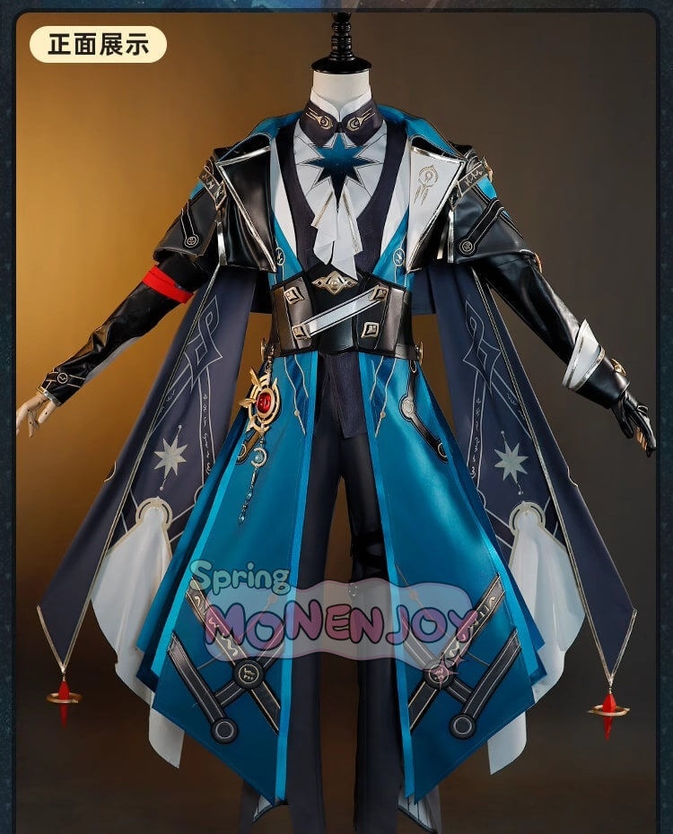 Monenjoy 崩壊スターレイル アナイクス 神悟の樹庭 コスプレ衣装 豪華3d樹脂アクセサリー Anaxa HonkaiStar Rail