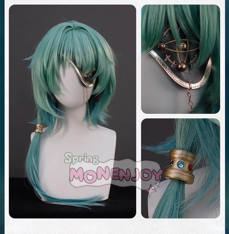 Monenjoy 崩壊スターレイル アナイクス 神悟の樹庭 コスプレ衣装 豪華3d樹脂アクセサリー Anaxa HonkaiStar Rail