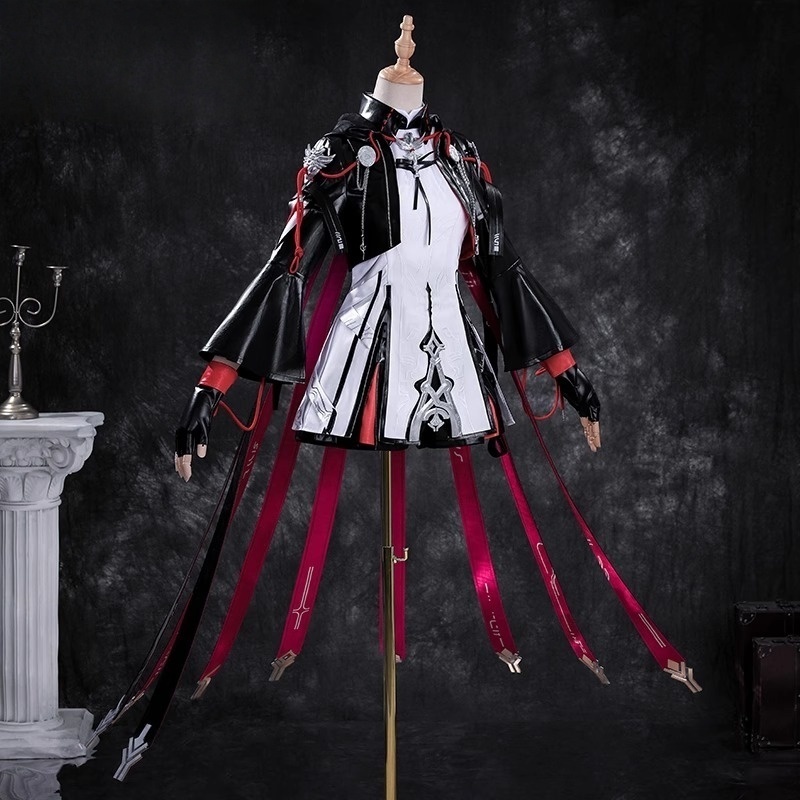 Monenjoy アークナイツ 新約エクシア コスプレ衣装刺繍柄 3d樹脂アクセサリー  高再現度 戦闘服デザイン   Exusiai the New Covenant