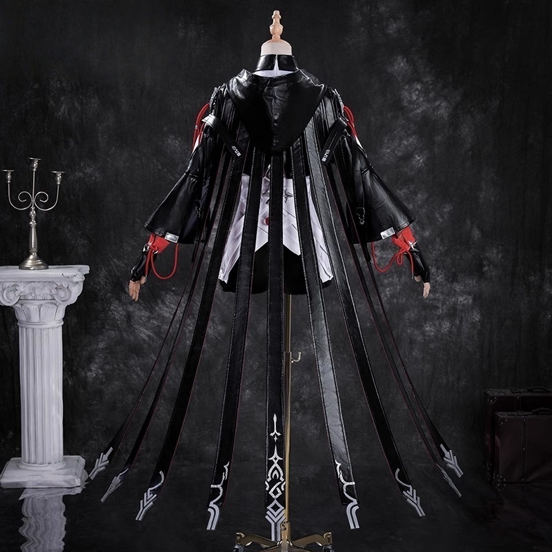 Monenjoy アークナイツ 新約エクシア コスプレ衣装刺繍柄 3d樹脂アクセサリー  高再現度 戦闘服デザイン   Exusiai the New Covenant