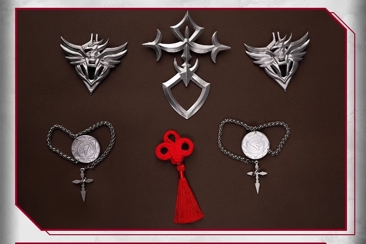 Monenjoy アークナイツ 新約エクシア コスプレ衣装刺繍柄 3d樹脂アクセサリー  高再現度 戦闘服デザイン   Exusiai the New Covenant