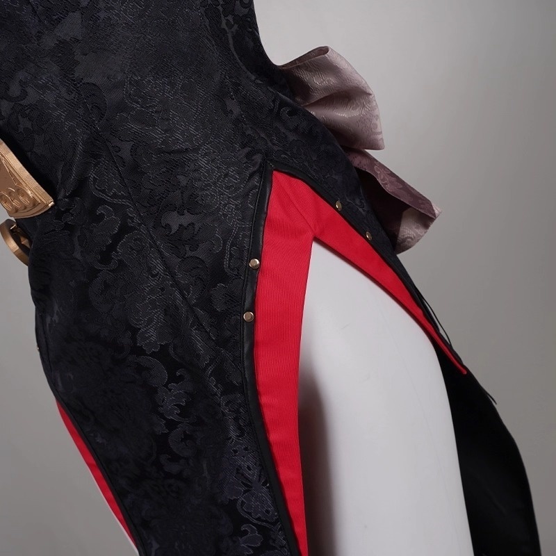 Monenjoy ゼンレスゾーンゼロ  紅豆 コスプレ衣装 飲茶仙の店員 ワンピース  茶楼 ハロウィン