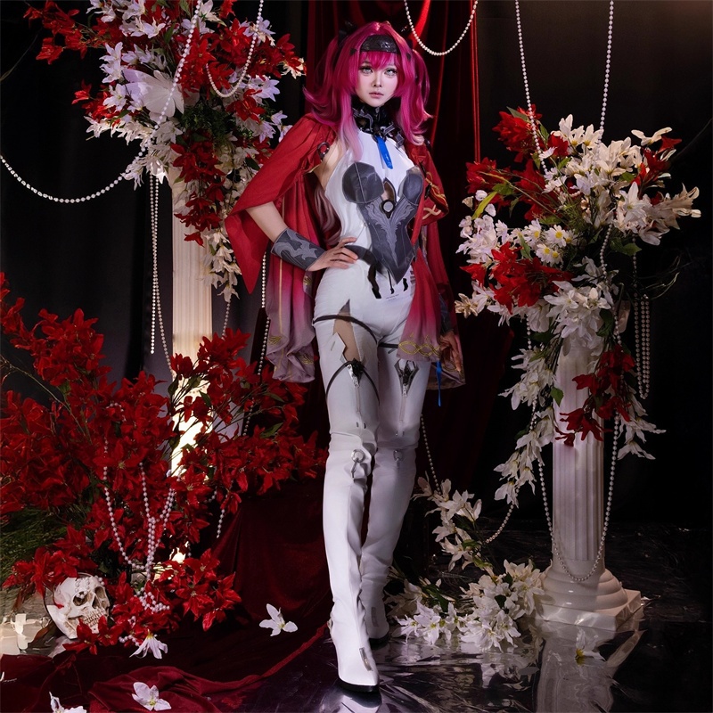 Monenjoy 鳴潮 ルパ Lupa コスプレ衣装 先駆ラジオEP2.4 イベント 赤色カープ 仮装 ハロウィン コスチューム