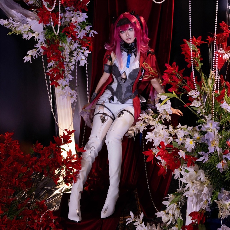 Monenjoy 鳴潮 ルパ Lupa コスプレ衣装 先駆ラジオEP2.4 イベント 赤色カープ 仮装 ハロウィン コスチューム
