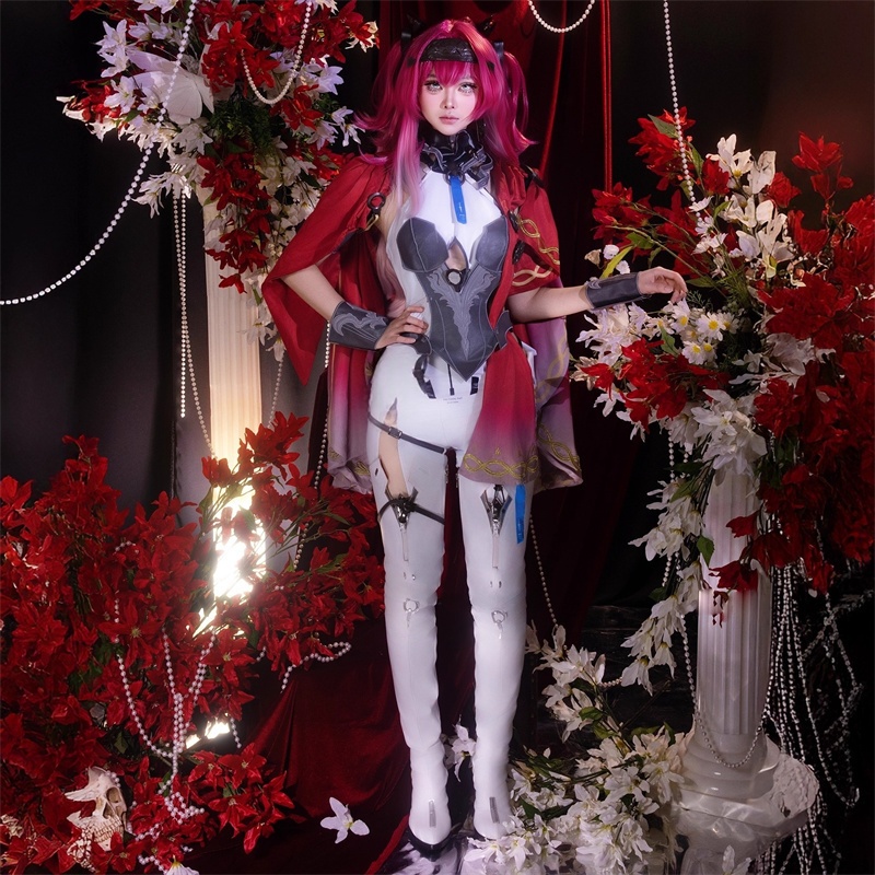 Monenjoy 鳴潮 ルパ Lupa コスプレ衣装 先駆ラジオEP2.4 イベント 赤色カープ 仮装 ハロウィン コスチューム
