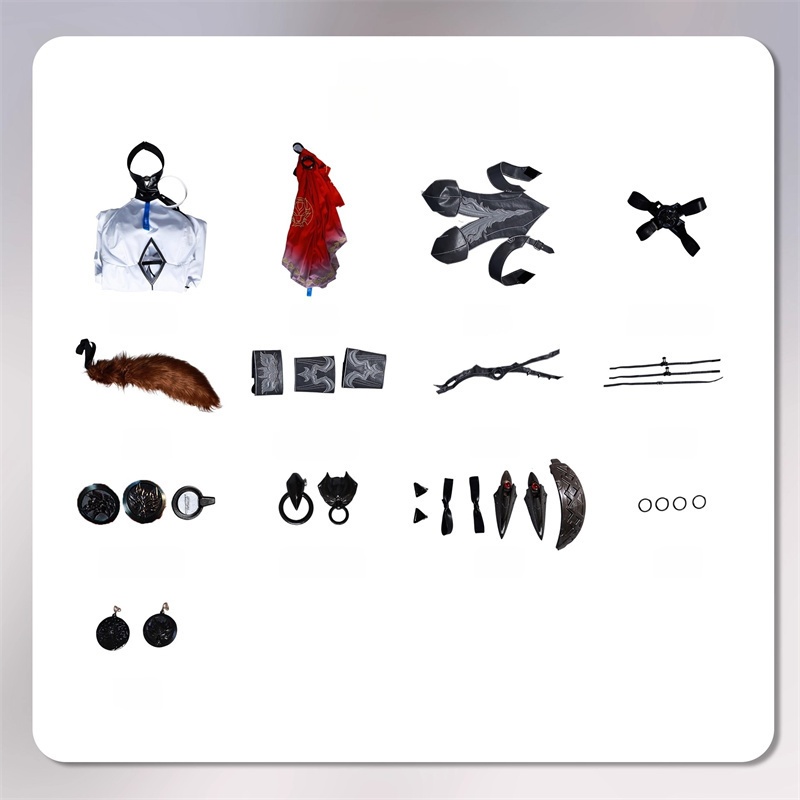 Monenjoy 鳴潮 ルパ Lupa コスプレ衣装 先駆ラジオEP2.4 イベント 赤色カープ 仮装 ハロウィン コスチューム