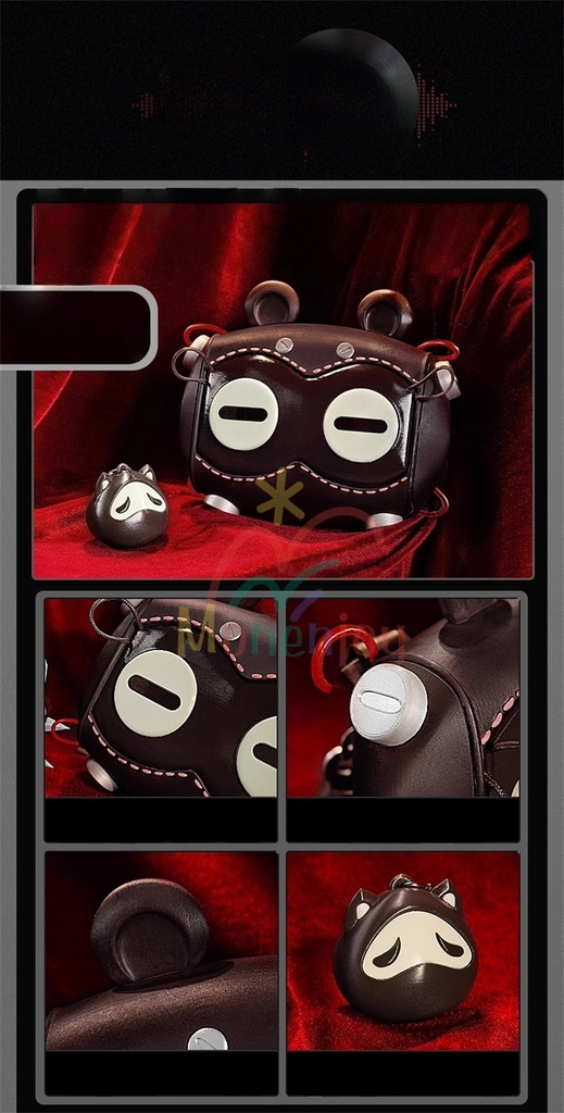 Monenjoy ゼンレスゾーンゼロ 浮波柚葉 コスプレ衣装  セーラー服 Ukinami Yuzuha 怪啖屋 ミニスカート 狸の尻尾 本物の狸 かまちー追加 イベント おもちゃ 狸 セーターコート