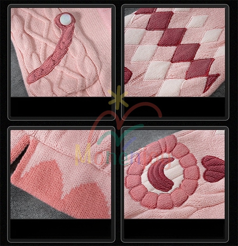 Monenjoy ゼンレスゾーンゼロ 浮波柚葉 コスプレ衣装  セーラー服 Ukinami Yuzuha 怪啖屋 ミニスカート 狸の尻尾 本物の狸 かまちー追加 イベント おもちゃ 狸 セーターコート