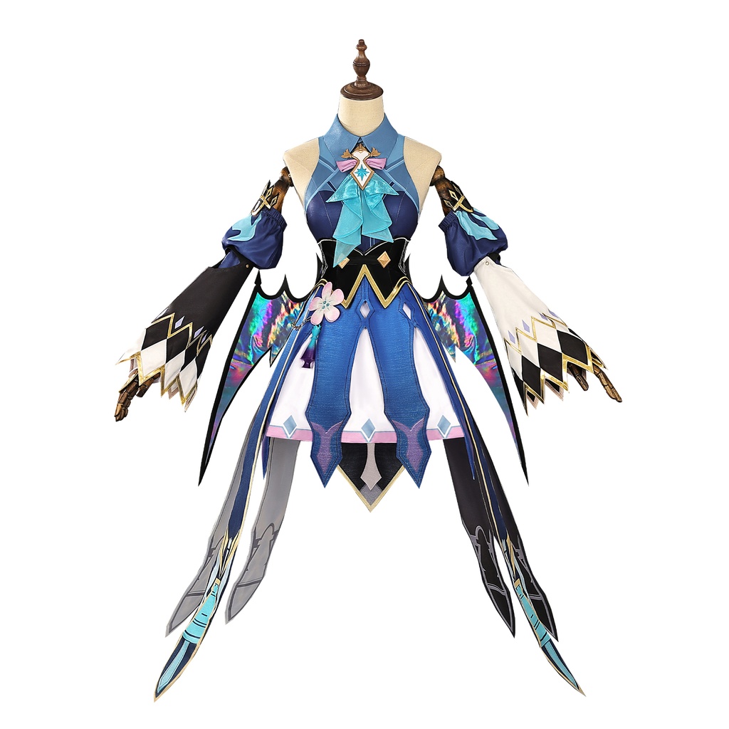 Monenjoy　崩壊スターレイル　ケリュドラ　コスプレ衣装　王冠＋翼付　イベント　ドレス　Cerydra　オクヘイマ　おもちゃ　