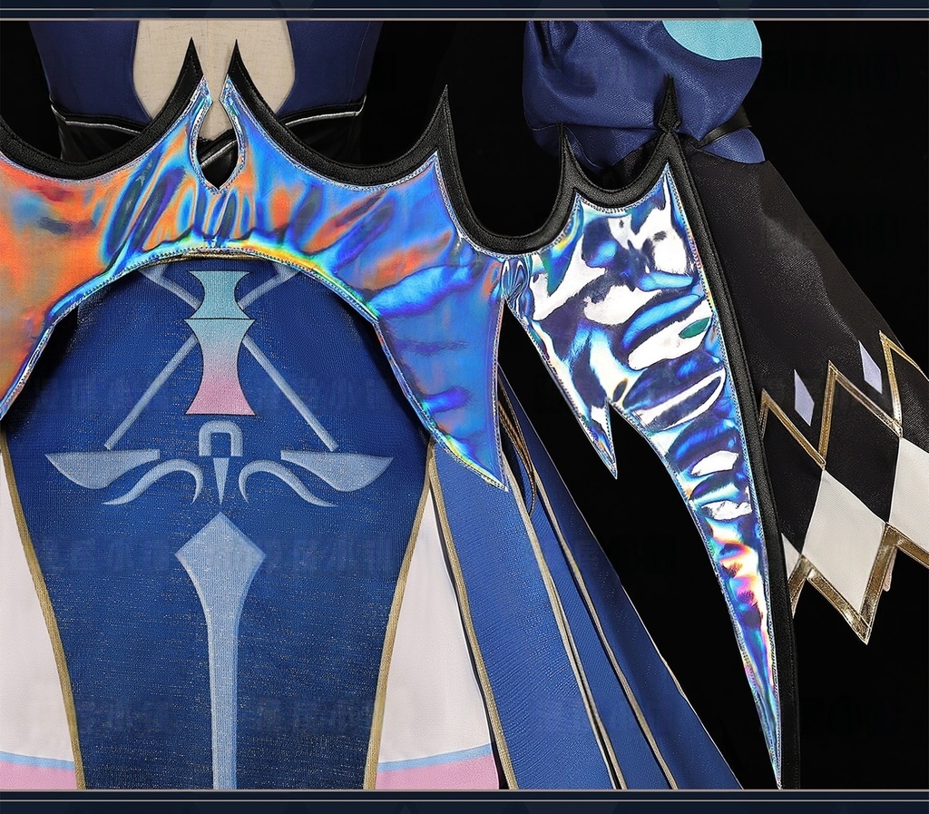 Monenjoy 崩壊スターレイル ケリュドラ コスプレ衣装 王冠+翼付 イベント ドレス Cerydra オクヘイマ おもちゃ