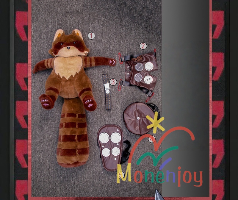 Monenjoy ゼンレスゾーンゼロ 浮波柚葉 コスプレ衣装 怪啖屋 セーラー服 鞄付+髪飾りセット Ukinami Yuzuha ミニスカート 狸の尻尾 かまちー追加 イベント おもちゃ 狸ぬいぐるみ別途追加可能