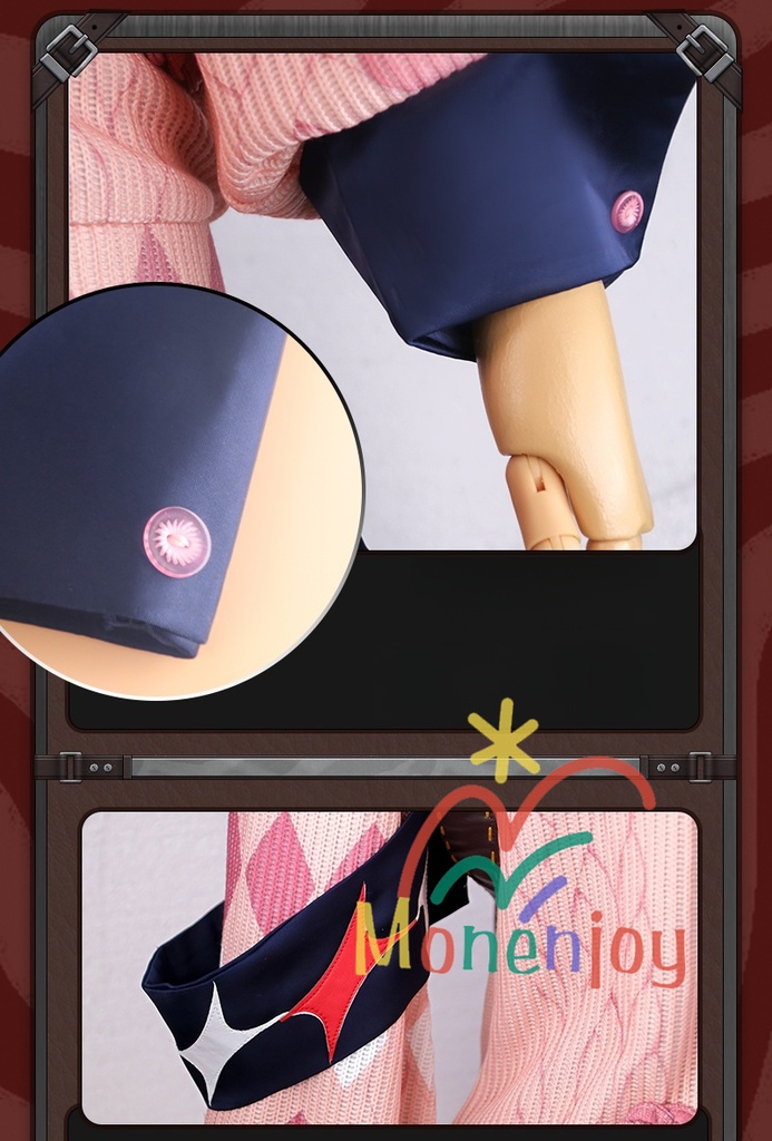 Monenjoy ゼンレスゾーンゼロ 浮波柚葉 コスプレ衣装 怪啖屋 セーラー服 鞄付+髪飾りセット Ukinami Yuzuha ミニスカート 狸の尻尾 かまちー追加 イベント おもちゃ 狸ぬいぐるみ別途追加可能