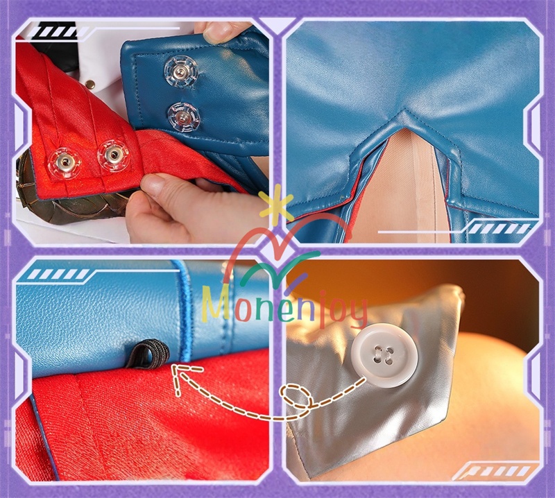 Monenjoy 原神 イネファ コスプレ衣装 Ineffa ロボット イヤホーン+帽子+腿カバー付 完全再現コスプレ 新星の駆動 ロボ娘 ハロウィン