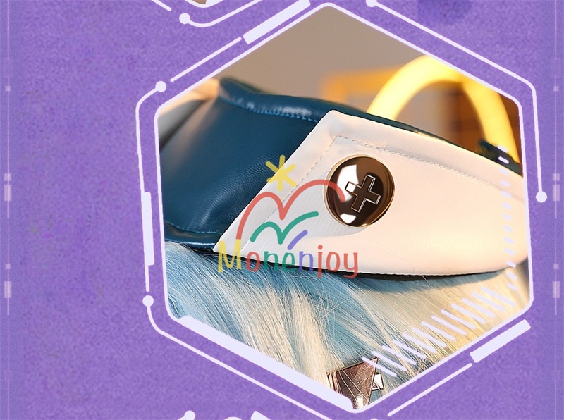 Monenjoy 原神 イネファ コスプレ衣装 Ineffa ロボット イヤホーン+帽子+腿カバー付 完全再現コスプレ 新星の駆動 ロボ娘 ハロウィン