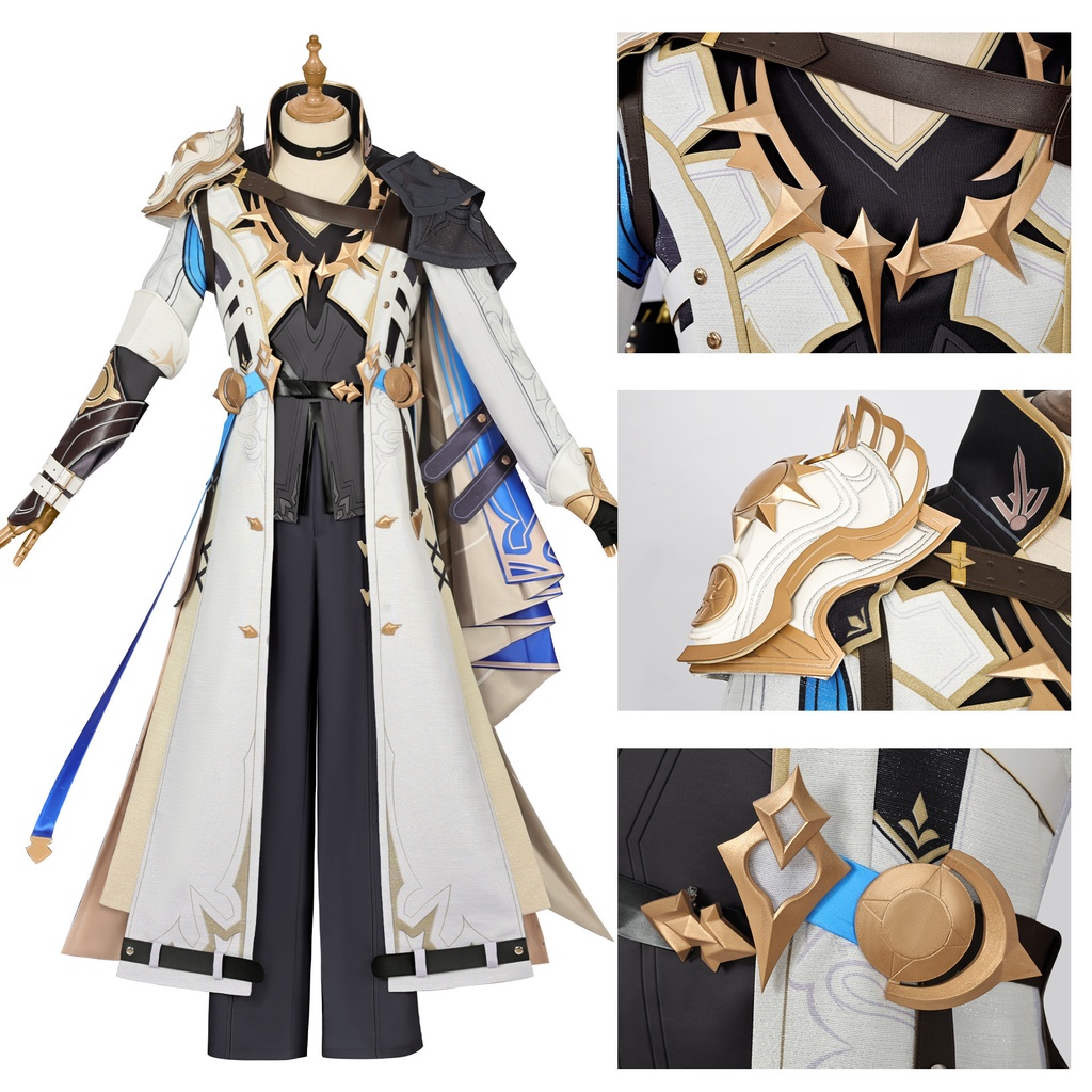 Monenjoy　崩壊スターレイル　ファイノン　白輝の騎士　Phainon　コスプレ衣装　黄金裔　コスチュームGS1440