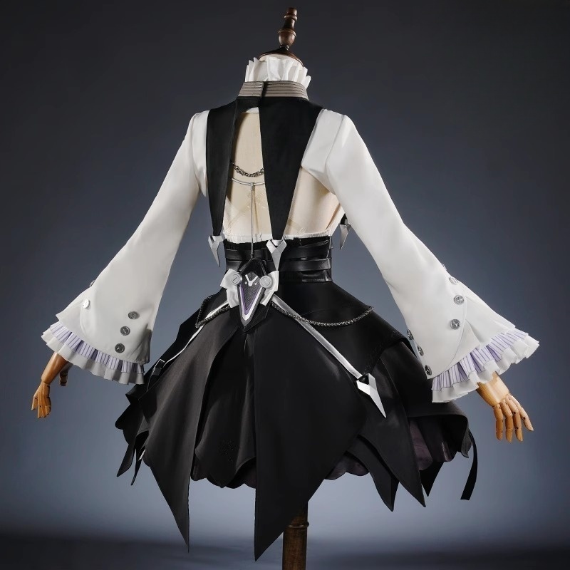 Monenjoy ゼンレスゾーンゼロ ビビアン コスプレ衣装 ゴスロリ風 ロリータ系 ゴシックロリータ用発光パーツ ワンピースGS1187