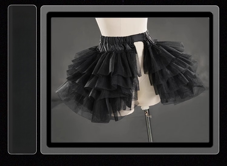 Monenjoy ゼンレスゾーンゼロ ビビアン コスプレ衣装 ゴスロリ風 ロリータ系 ゴシックロリータ用発光パーツ ワンピースGS1187