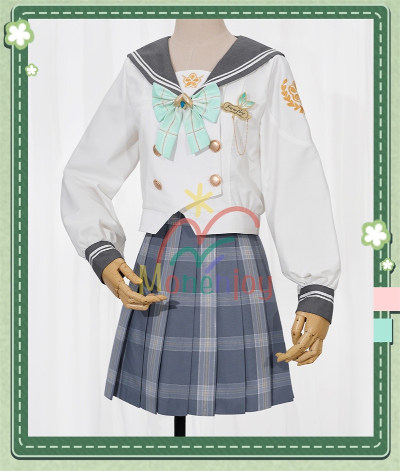 Monenjoy 崩壊スターレイル ホタル セーラー服 JK服 ホタル 春の贈り物 コスプレ衣装 ユニフォームGS1928