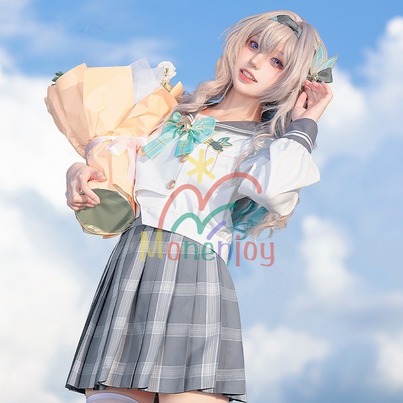 Monenjoy 崩壊スターレイル　ホタル　セーラー服　JK服　ホタル　春の贈り物　　コスプレ衣装　ユニフォームGS1928