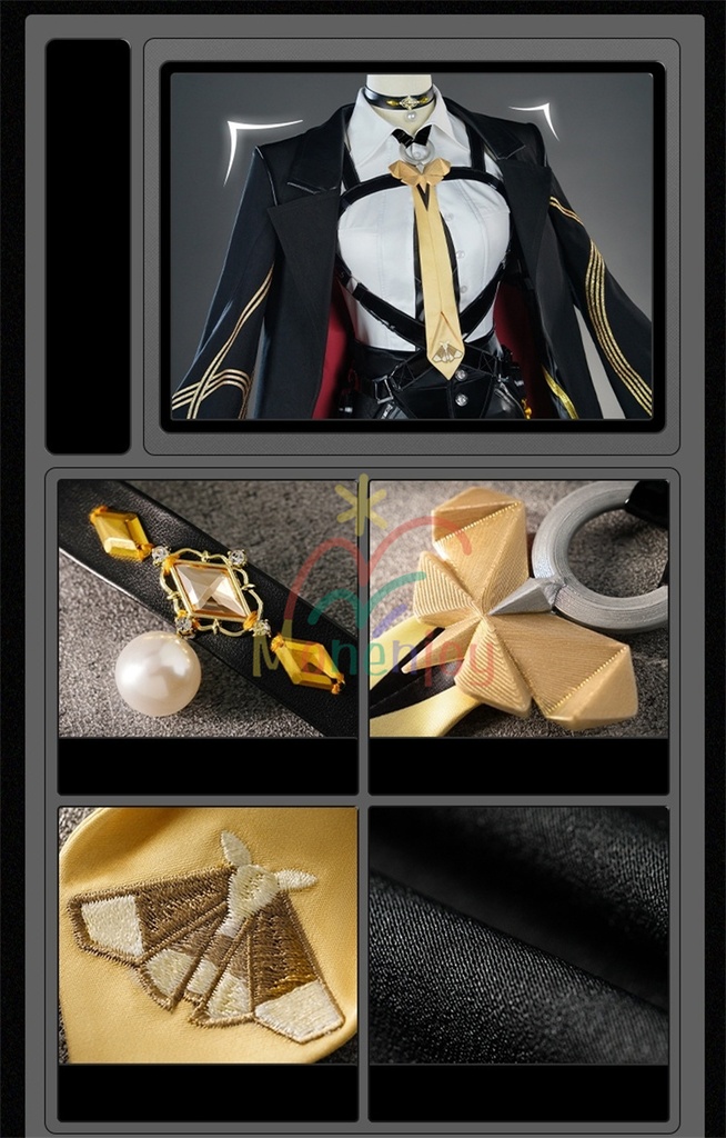 Monenjoy ゼンゼロ イヴリン コスプレ衣装 イヴリン・シェヴァリエ コスチューム スターズ・オブ・リラ