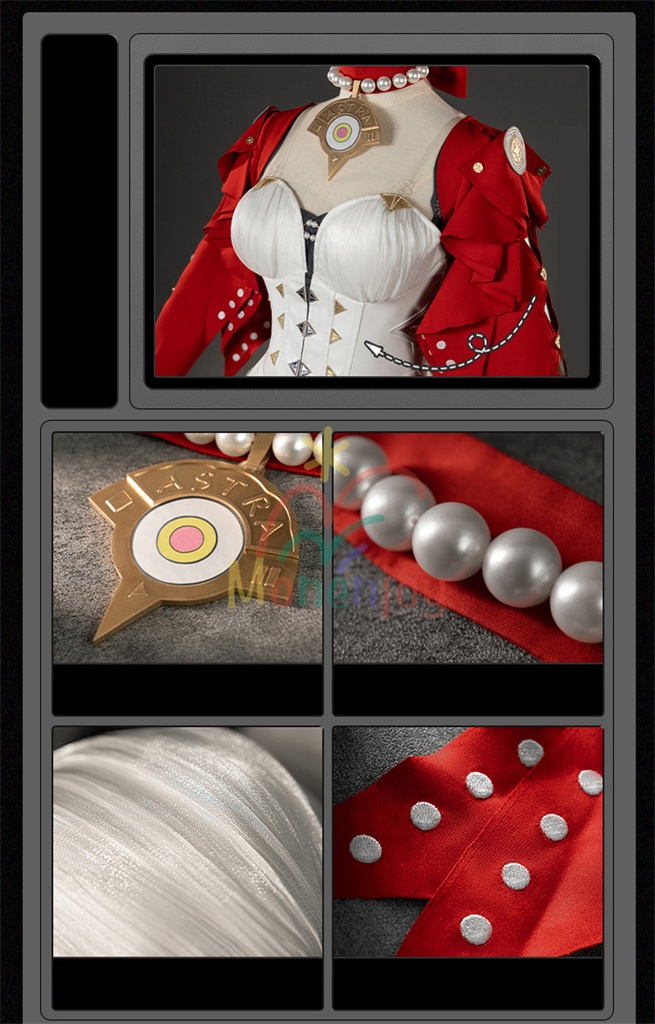 納品 Monenjoy ゼンレスゾーンゼロ アストラ・ヤオ 洋服 コスプレ衣装 髪飾り付 コスチューム ZenlessZoneZero cosplay GS1395