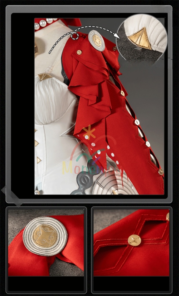 納品 Monenjoy ゼンレスゾーンゼロ アストラ・ヤオ 洋服 コスプレ衣装 髪飾り付 コスチューム ZenlessZoneZero cosplay GS1395