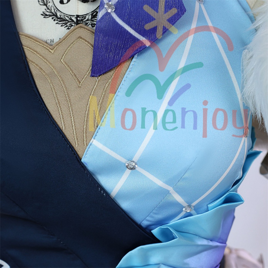 Monenjoy 原神 夜蘭 静謐の饗宴 Tranquil Banquet コスチューム コスプレ衣装 ワンピース