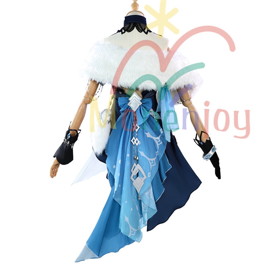 Monenjoy 原神 夜蘭 静謐の饗宴 Tranquil Banquet コスチューム コスプレ衣装 ワンピース