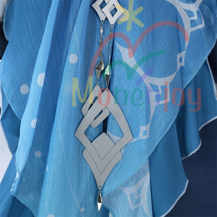 Monenjoy 原神 夜蘭 静謐の饗宴 Tranquil Banquet コスチューム コスプレ衣装 ワンピース