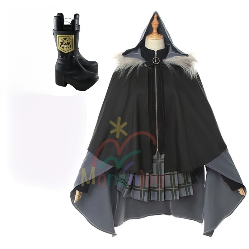 Monenjoy　 ロード・エルメロイII世の事件簿　グレイ　ブーツ　シューズ　コスプレ道具　ロングブーツ　fate　Fate/stay night 　Gray　コスチューム