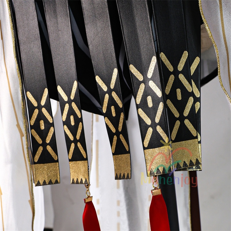 Monenjoy 鳴潮 オーガスタ コスプレ衣装 イベント 樹脂パーツ コスチューム ハロウィン ウィッグ+サンダル追加