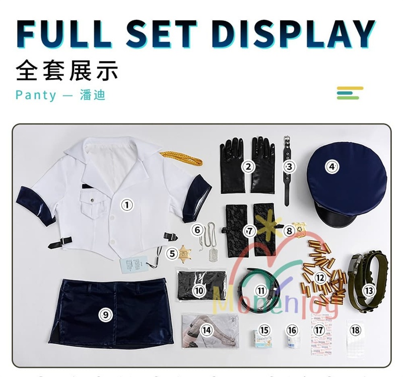 Monenjoy パンティ&ストッキングwithガーターベルト パンスト姉妹 ユニフォーム コスプレ衣装 newpsg NewPSG/#Newパンスト New PANTY & STOCKING with GARTERBELT
