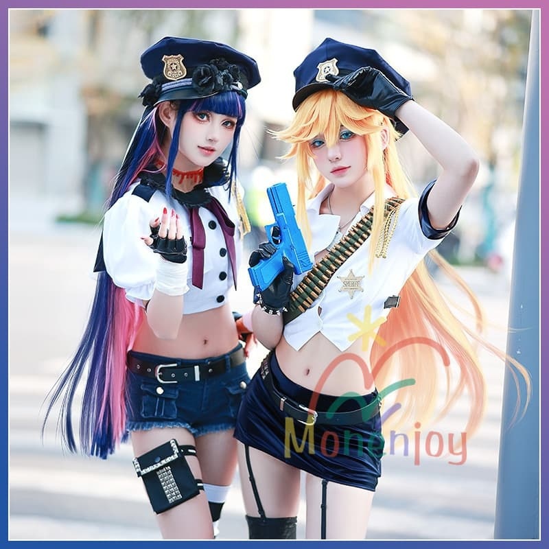 Monenjoy パンティ&ストッキングwithガーターベルト パンスト姉妹　ユニフォーム コスプレ衣装　 newpsg NewPSG／#Newパンスト New PANTY ＆ STOCKING with GARTERBELT