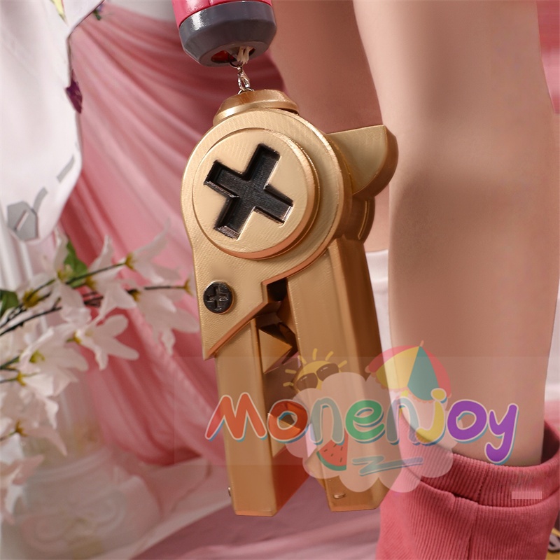 Monenjoy 原神 アイノ コスプレ衣装 3d樹脂製パーツ 1:1レプリカ Aino Genshin ナド・クライ編  水元素 月の輪 「秘聞の館」のオーナー  コスチューム