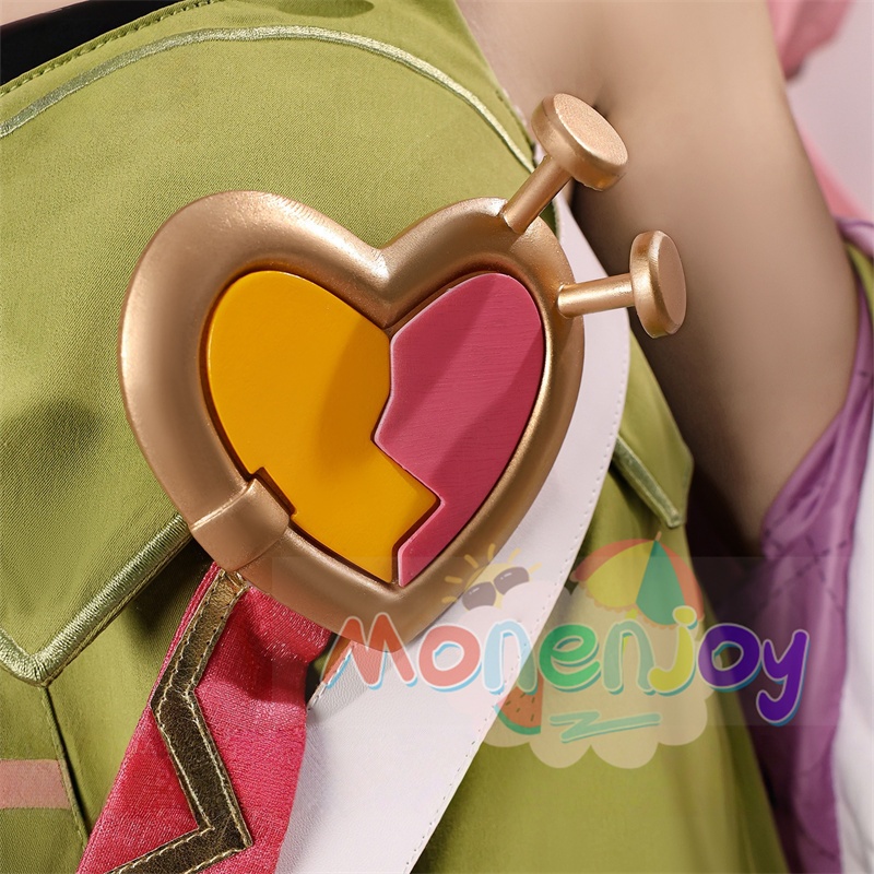 Monenjoy 原神 アイノ コスプレ衣装 3d樹脂製パーツ 1:1レプリカ Aino Genshin ナド・クライ編  水元素 月の輪 「秘聞の館」のオーナー  コスチューム