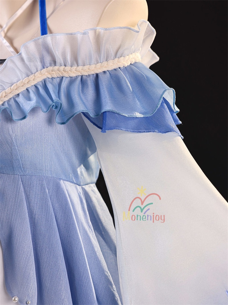 Monenjoy 鳴潮 カルテジア 水着 コスプレ衣装 フルールドリス コスチューム 髪飾り付 イベント