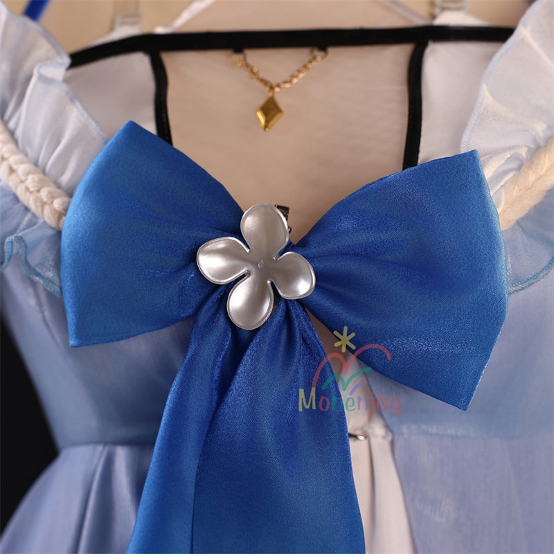 Monenjoy 鳴潮 カルテジア 水着 コスプレ衣装 フルールドリス コスチューム 髪飾り付 イベント