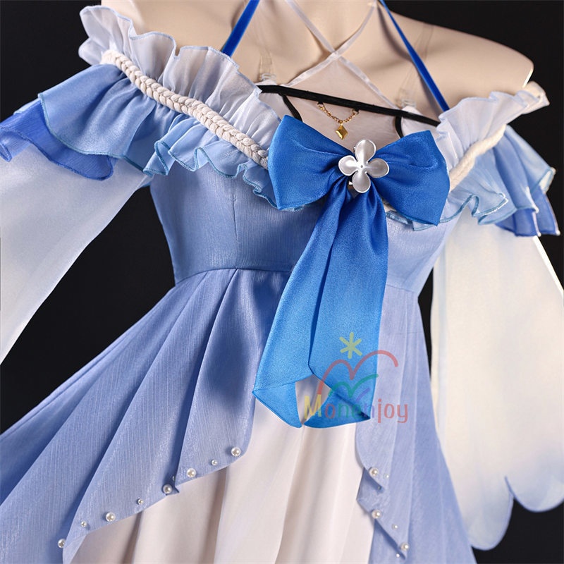 Monenjoy 鳴潮 カルテジア 水着 コスプレ衣装 フルールドリス コスチューム 髪飾り付 イベント