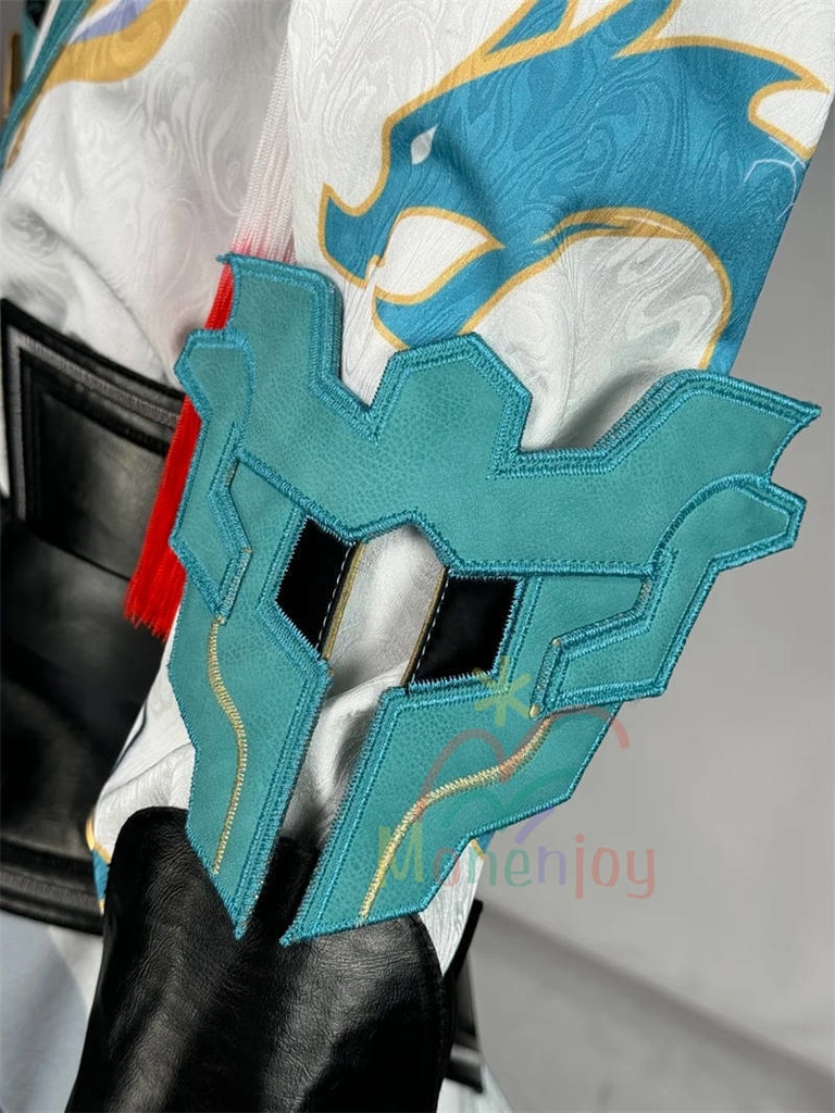 崩壊スターレイル 丹恒・騰荒 コスプレ衣装 伏竜 3d樹脂製パーツ 龍尻尾+ウィッグ+ブーツ追加