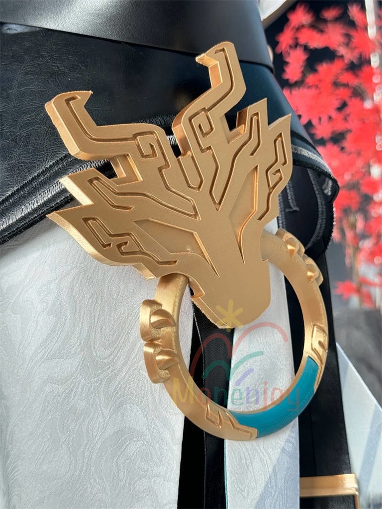 崩壊スターレイル 丹恒・騰荒 コスプレ衣装 伏竜 3d樹脂製パーツ 龍尻尾+ウィッグ+ブーツ追加