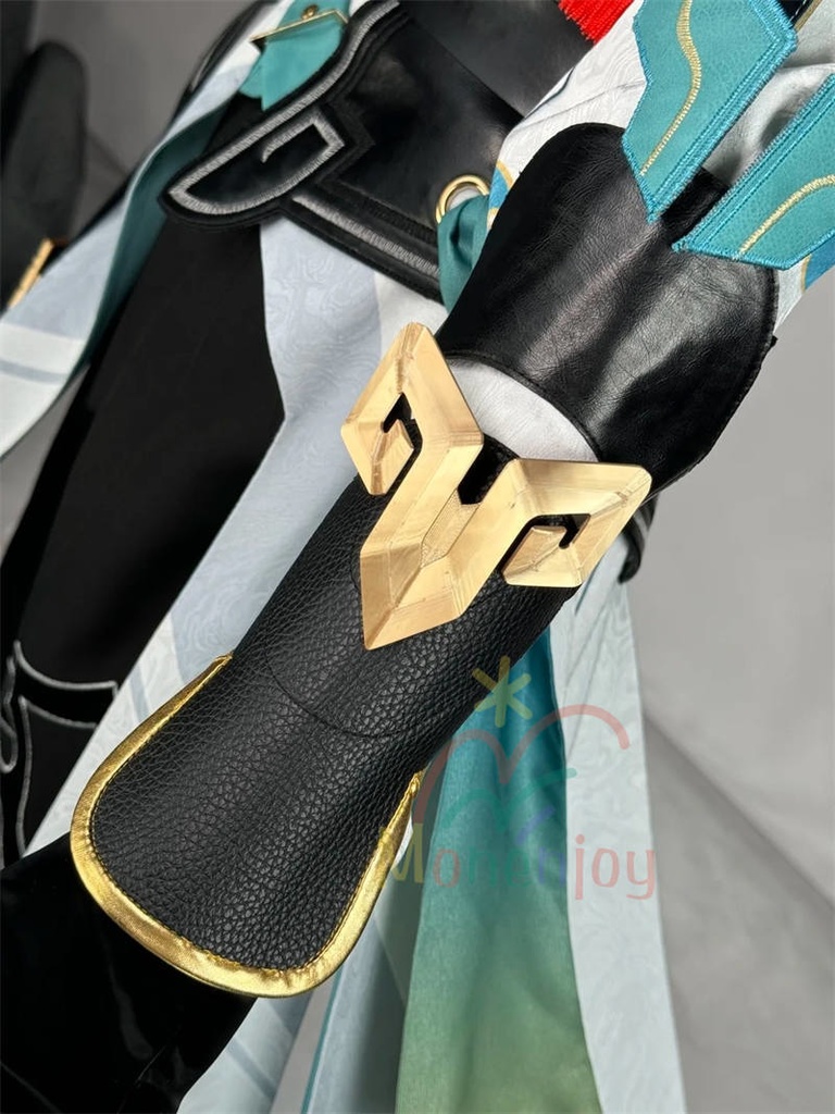 崩壊スターレイル 丹恒・騰荒 コスプレ衣装 伏竜 3d樹脂製パーツ 龍尻尾+ウィッグ+ブーツ追加