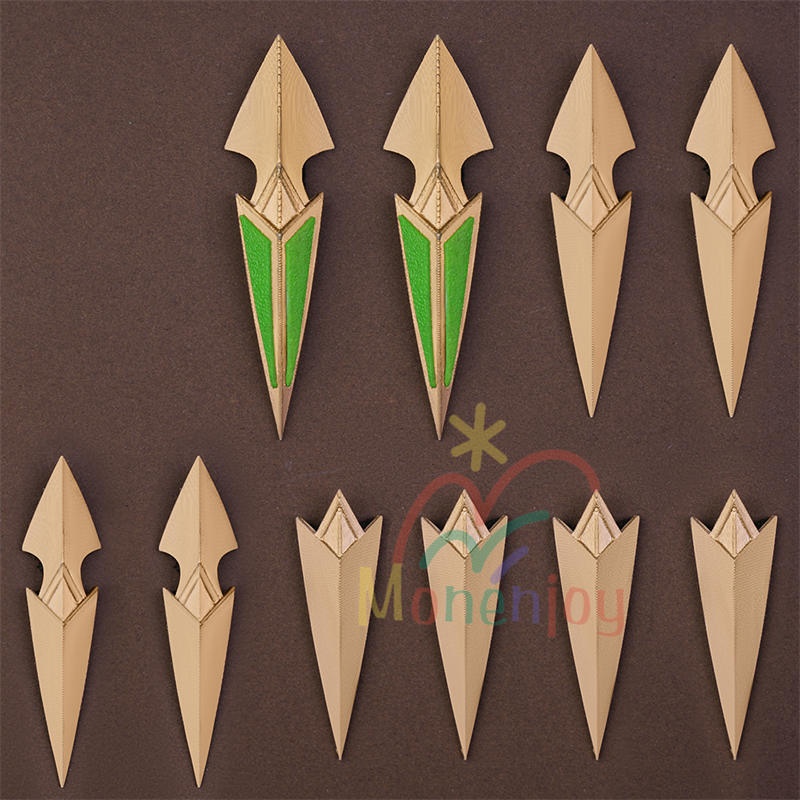 Monenjoy 原神 ネフェル コスプレ衣装 Nefer ベルベット生地 3d樹脂製パーツ ナドクライ / 秘聞の館 コスチューム 耳飾り付