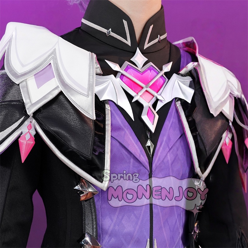 「予約販売」Monenjoy 原神 ドゥリン Durin コスプレ衣装 合金製パーツ ドラコ・ルベド座 翼+尻尾+武器+ウィッグ別途追加可能 魔龍ドゥリン 仮装 ハロウィン