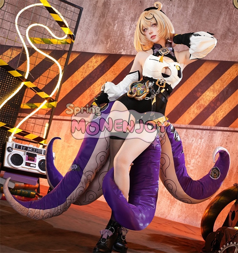 Monenjoy ゼンレスゾーンゼロ 　イドリー　コスプレ衣装　Yidhari 　怪啖屋　タコのシリオン　タコ尻尾別途追加対応