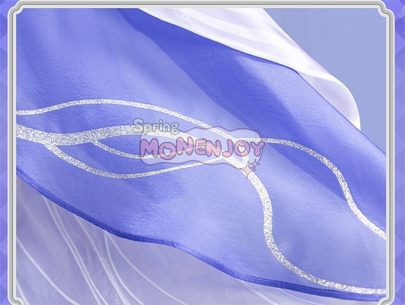 第一弾予約 Monenjoy 原神 コロンビーナ 少女 コスチューム コスプレ衣装 髪飾り+アイマスク付 3d樹脂製パーツ 執行官 月の少女 Damselette Columbina コスプレ衣装