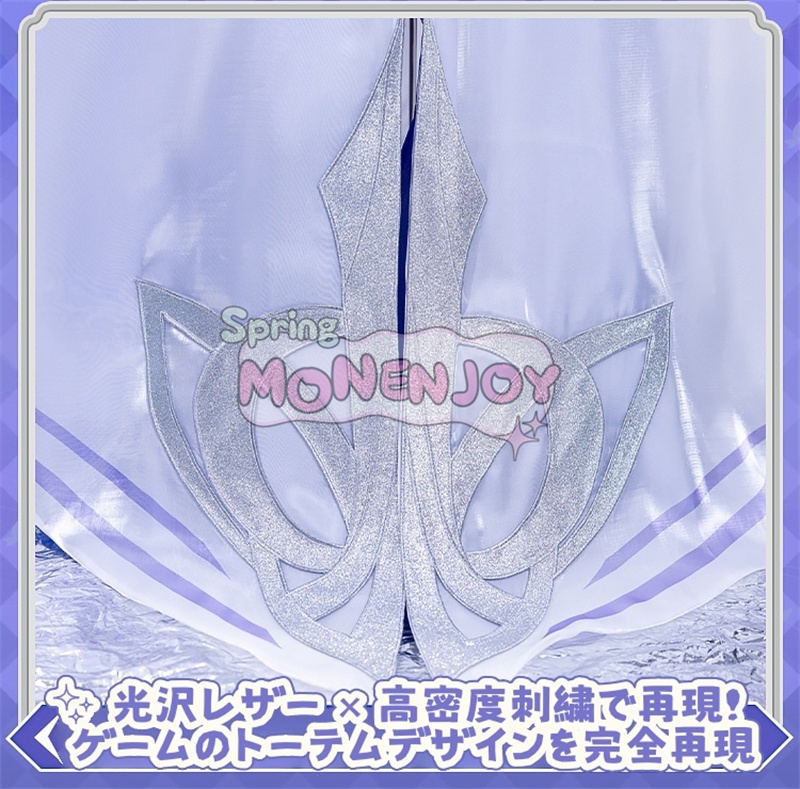 第一弾予約 Monenjoy 原神 コロンビーナ 少女 コスチューム コスプレ衣装 髪飾り+アイマスク付 3d樹脂製パーツ 執行官 月の少女 Damselette Columbina コスプレ衣装
